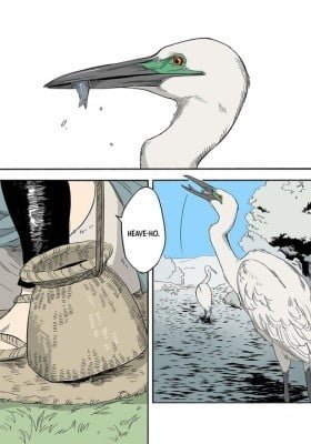 A Little Story About a Fish Thief Who Steals With Impunity (Colored)