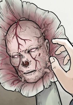 Human Faced Flower (Colored)