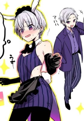 I Made a Normie Wear a Bunny-Ear Maid Outfit to Teach Him a Lesson About Reality (Colored)