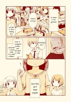 An OL Trying to Escape the Bitterness of Work Swapped Bodies With a JS But Being an Elementary Schoolgirl Wasn't Easy Either