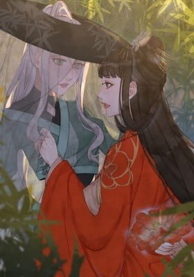 Lotus and Bamboo (Colored)