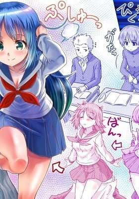 The Genderswapped Boy Who’s Ready for and Used to his Body Suddenly Changing into a Girl’s During Class (Colored)