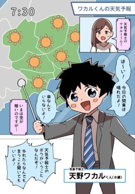 The False Report of Weather Forecaster Amano Wakaru-kun (Colored)